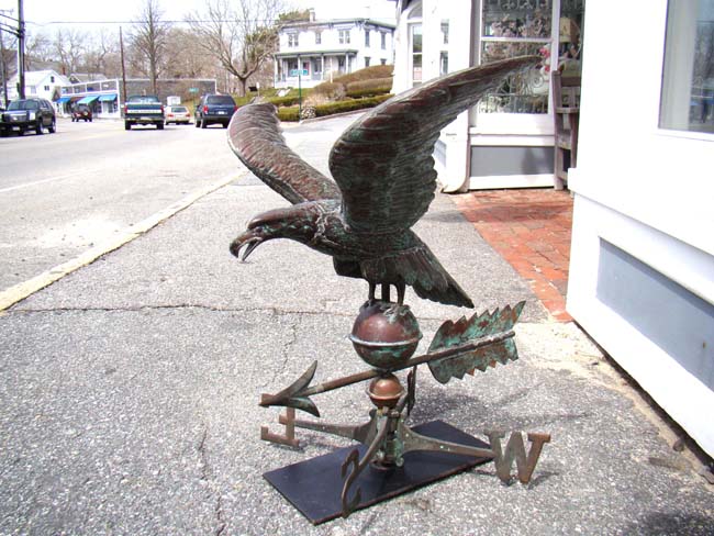 A Wonderful late 19th century Eagle Weathervane